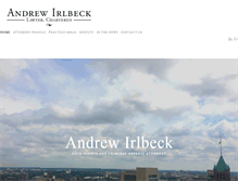 Tablet Screenshot of irlbecklaw.com